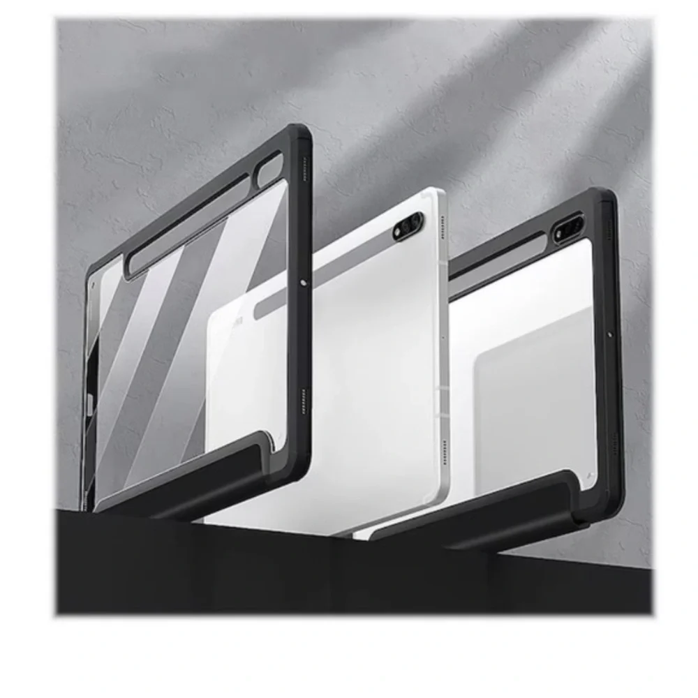 Folio Case for Samsung Galaxy Tab S8 - Clear/Black